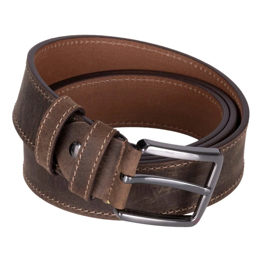 Urban Classic Leather Men's Belt Brown Bouletta