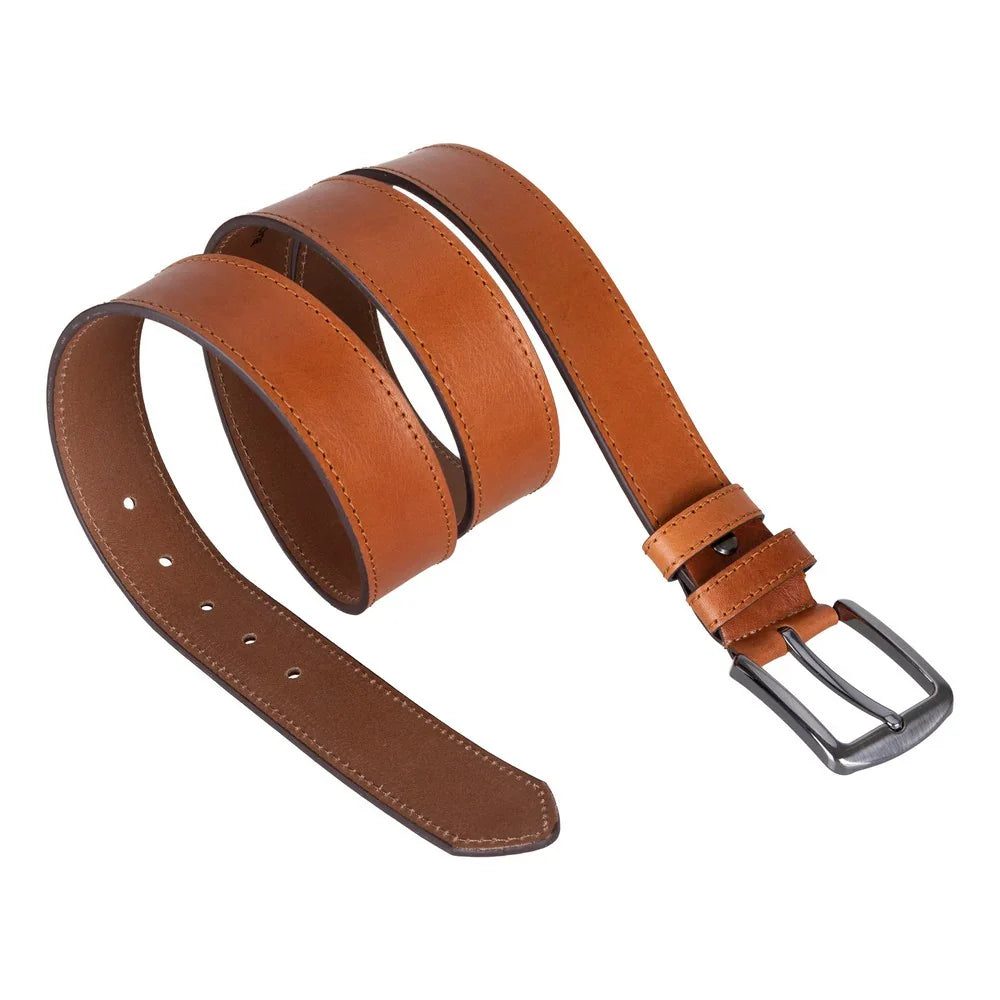 Urban Classic Leather Men's Belt Tan Bouletta