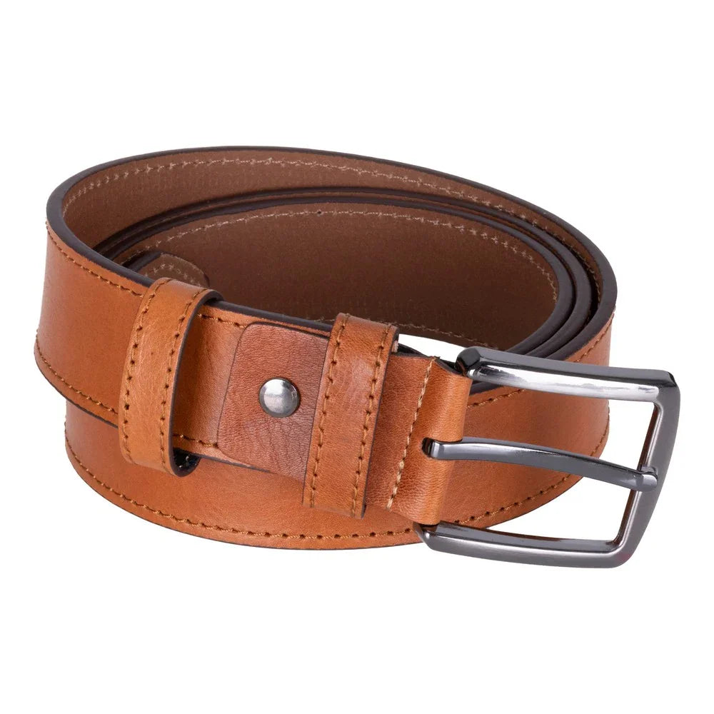 Urban Classic Leather Men's Belt Tan Bouletta