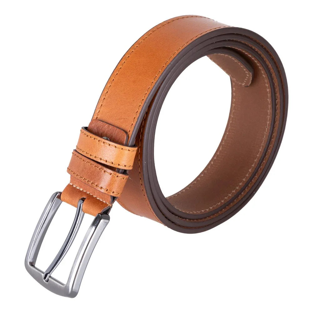 Urban Classic Leather Men's Belt Tan 105 Cm Bouletta