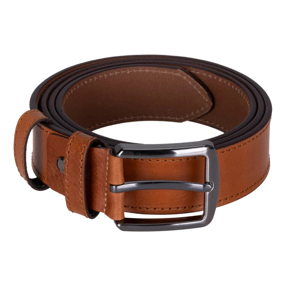 Urban Classic Leather Men's Belt Tan Bouletta