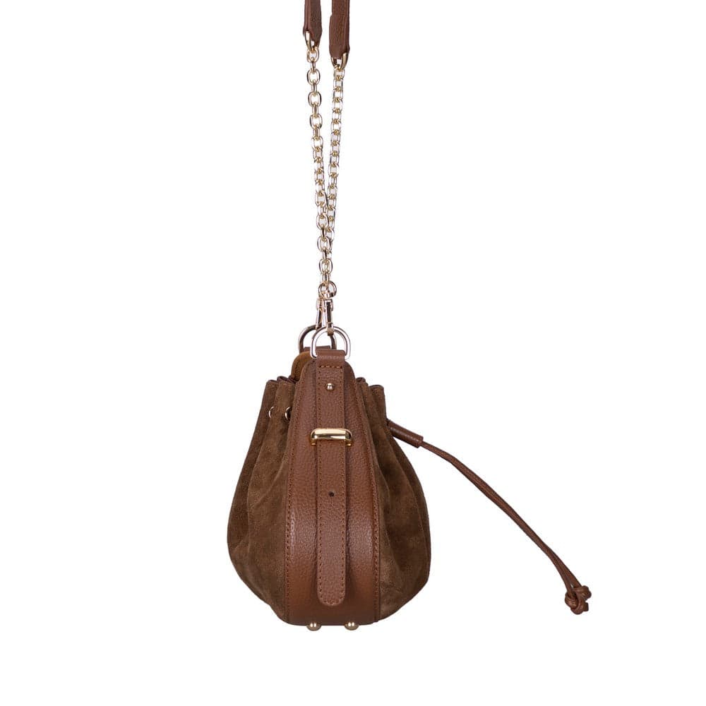 Valentina Suede Leather Women's Bag Bouletta