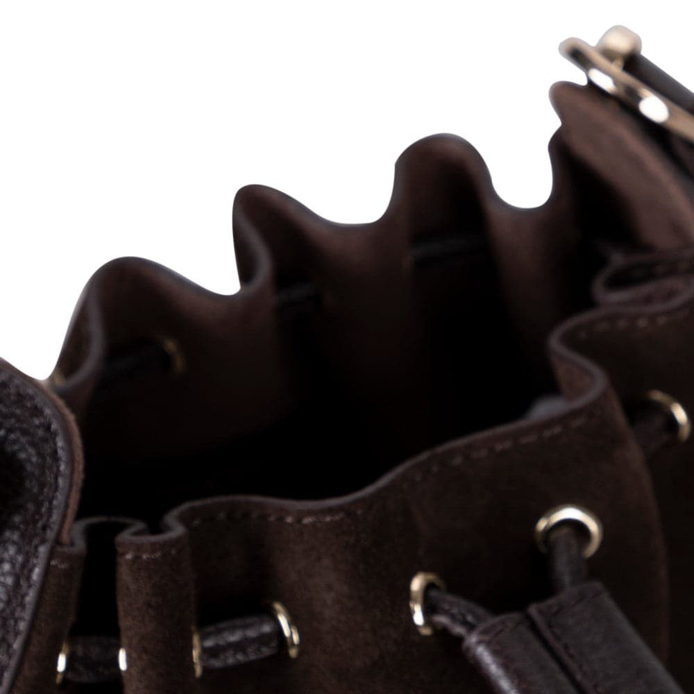 Valentina Suede Leather Women's Bag Bouletta