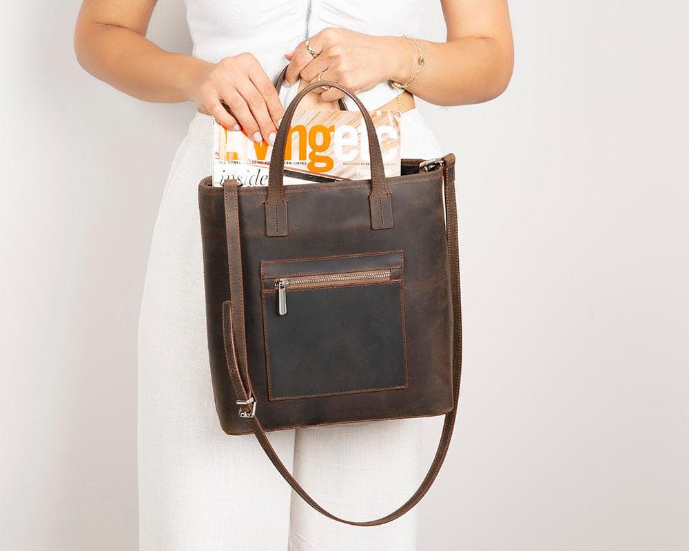 Valetto Leather Tote Bag Bouletta