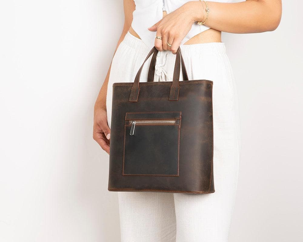 Valetto Leather Tote Bag Bouletta
