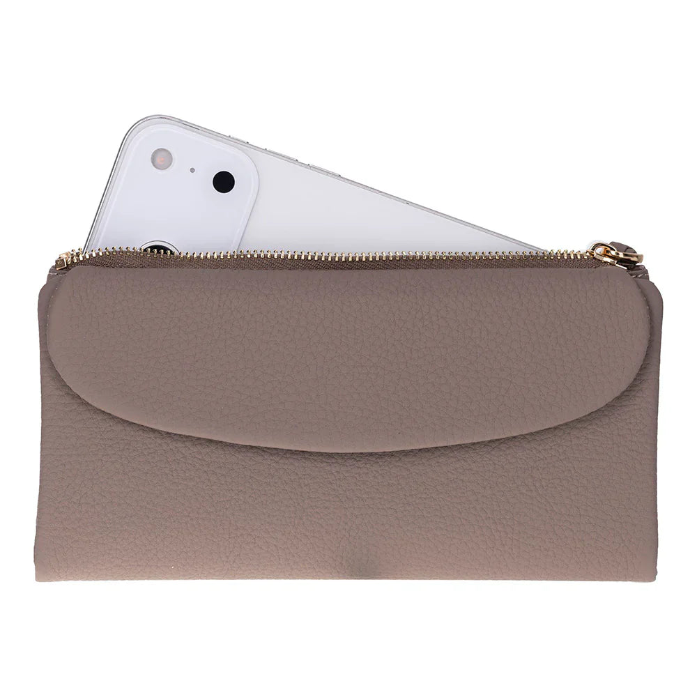Vellure Leather Women's Handbag, Large Bouletta
