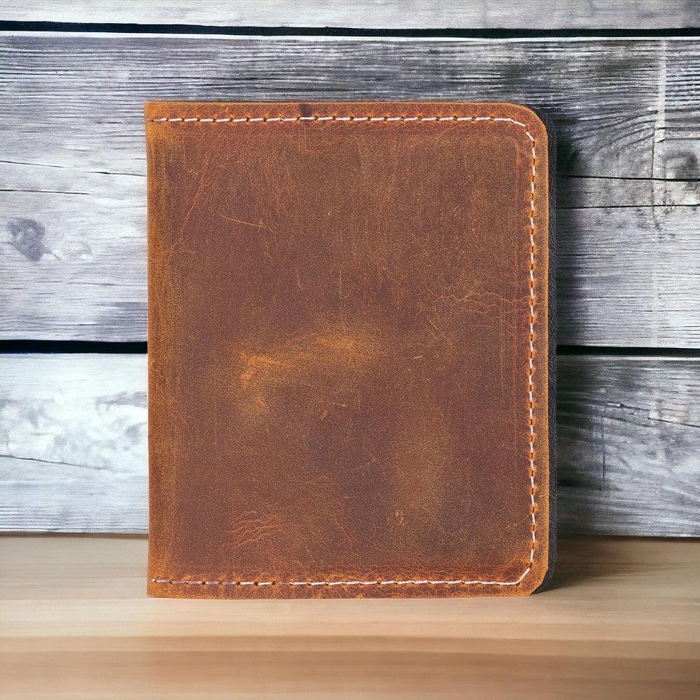 Versatile Geniune Leather Card Holder RUSTIC BLACK PLM