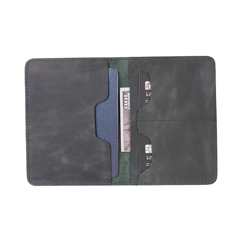 Viaggio Leather Passport Wallet Pickle Bouletta