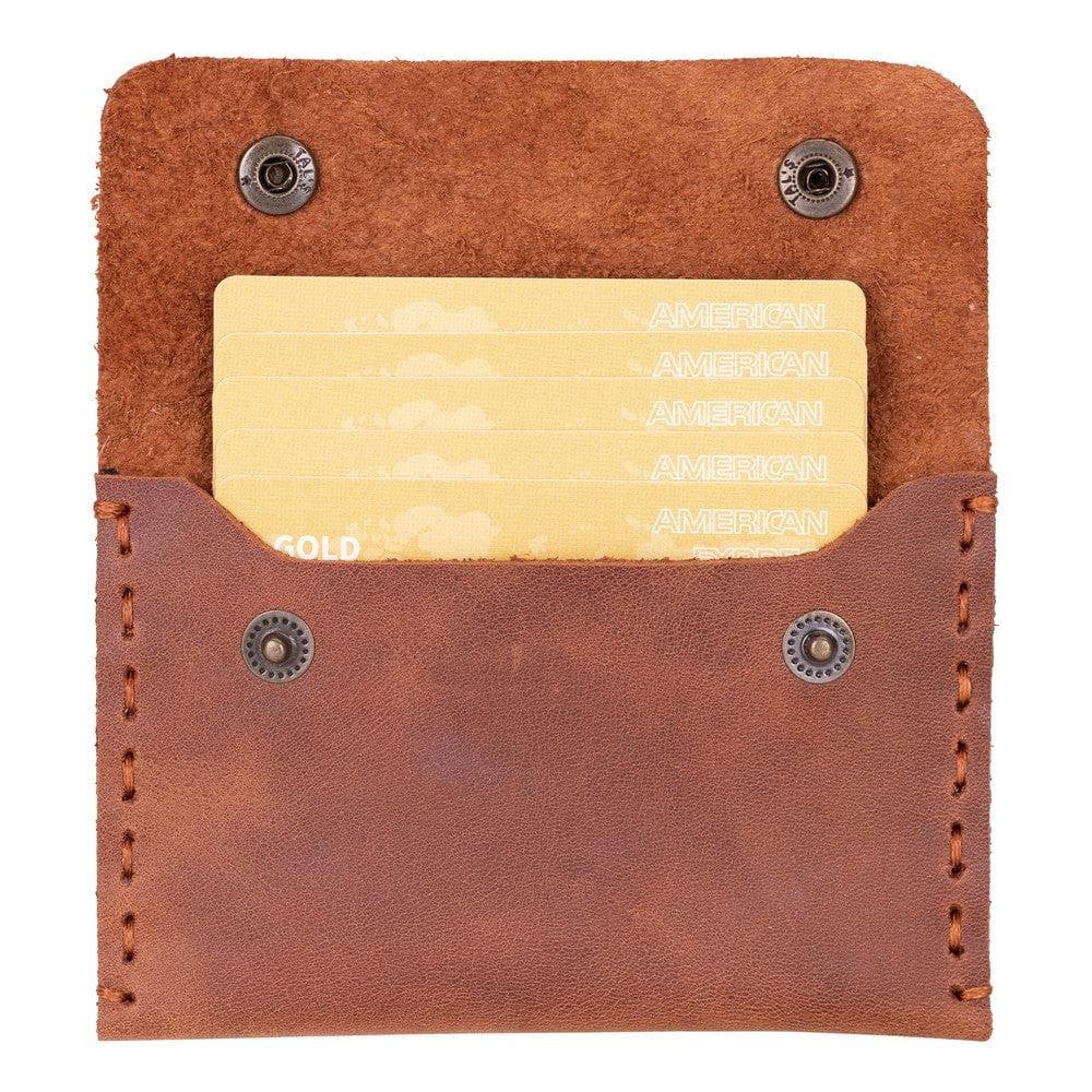 Vita Geniune Leather Card Holder TIGUAN BROWN PLM