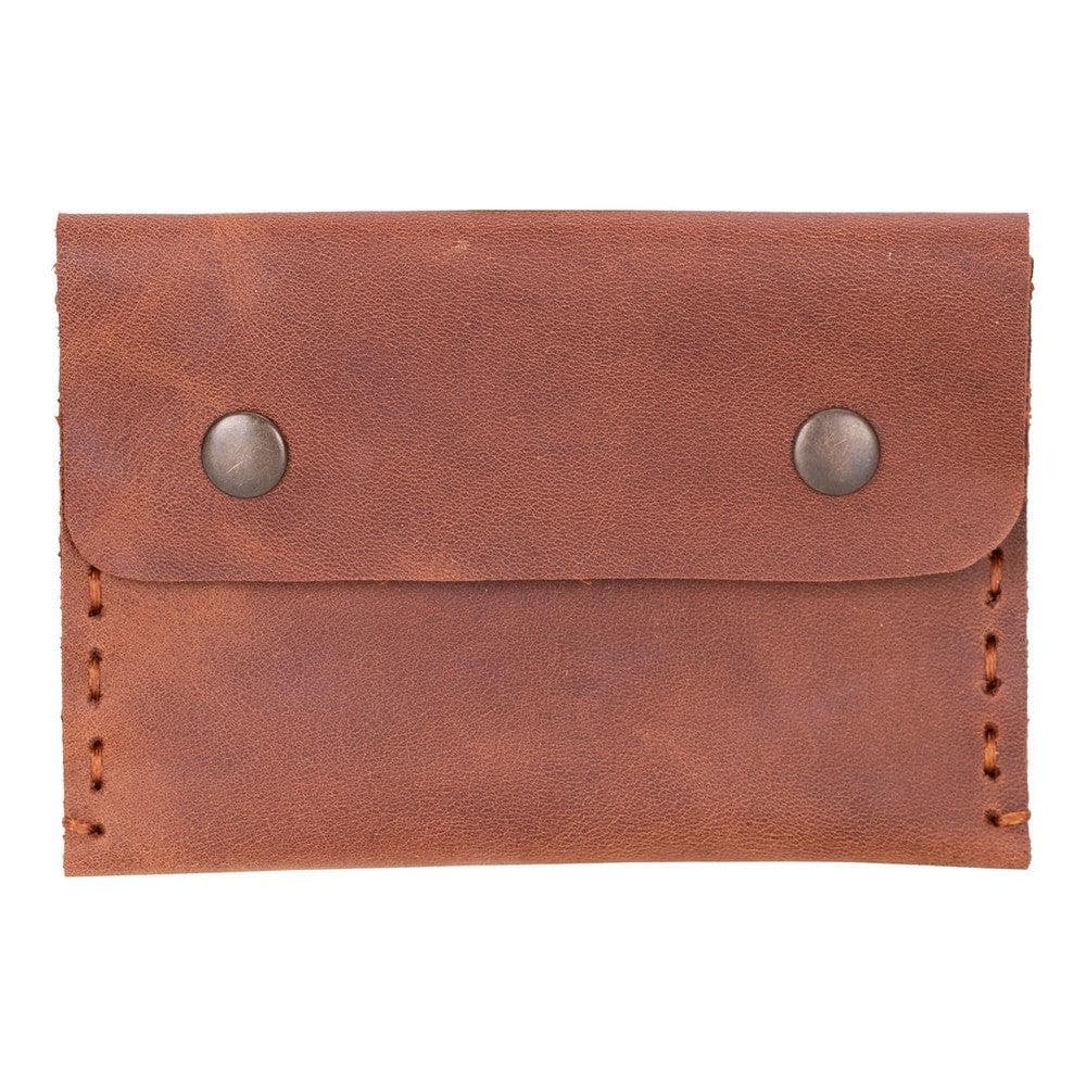 Vita Geniune Leather Card Holder Tiguan Brown Bouletta