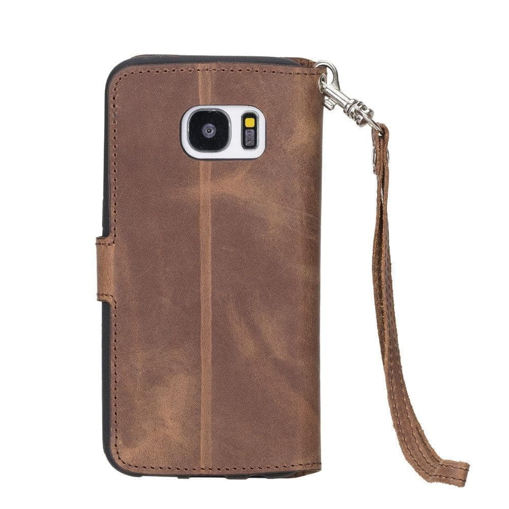 Wallet Case Galaxy S7 Series Non-Detachable Leather Wallet Case Bouletta