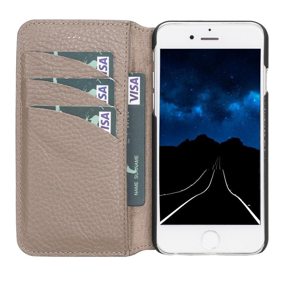 Wallet Case iPhone 6 Series Non-Detachable Genuine Leather Wallet Case - WC PLM