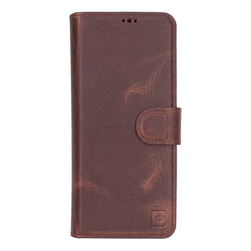 Wallet ID Google Pixel 10 Pro Fold Leather Folio Case Saddle Brown Bouletta