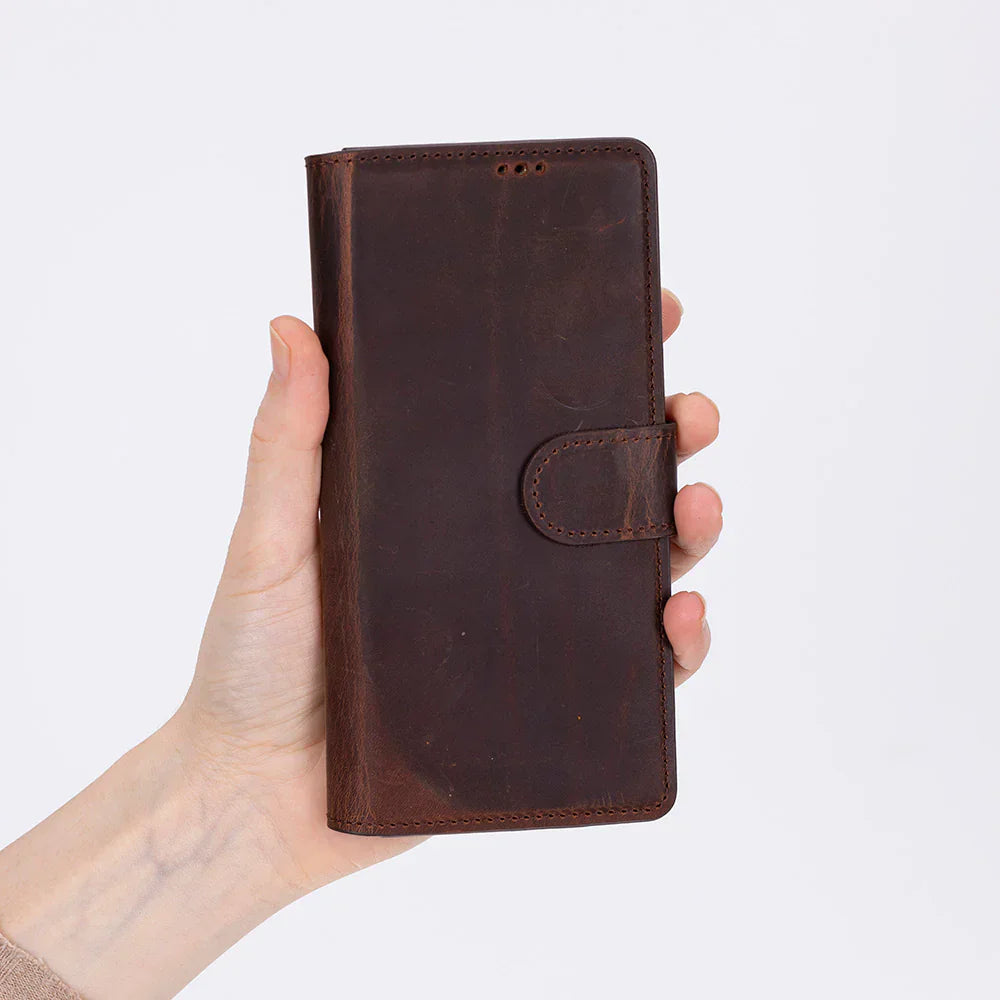 Wallet ID Leather Samsung Galaxy Z Fold7 Folio Case Bouletta