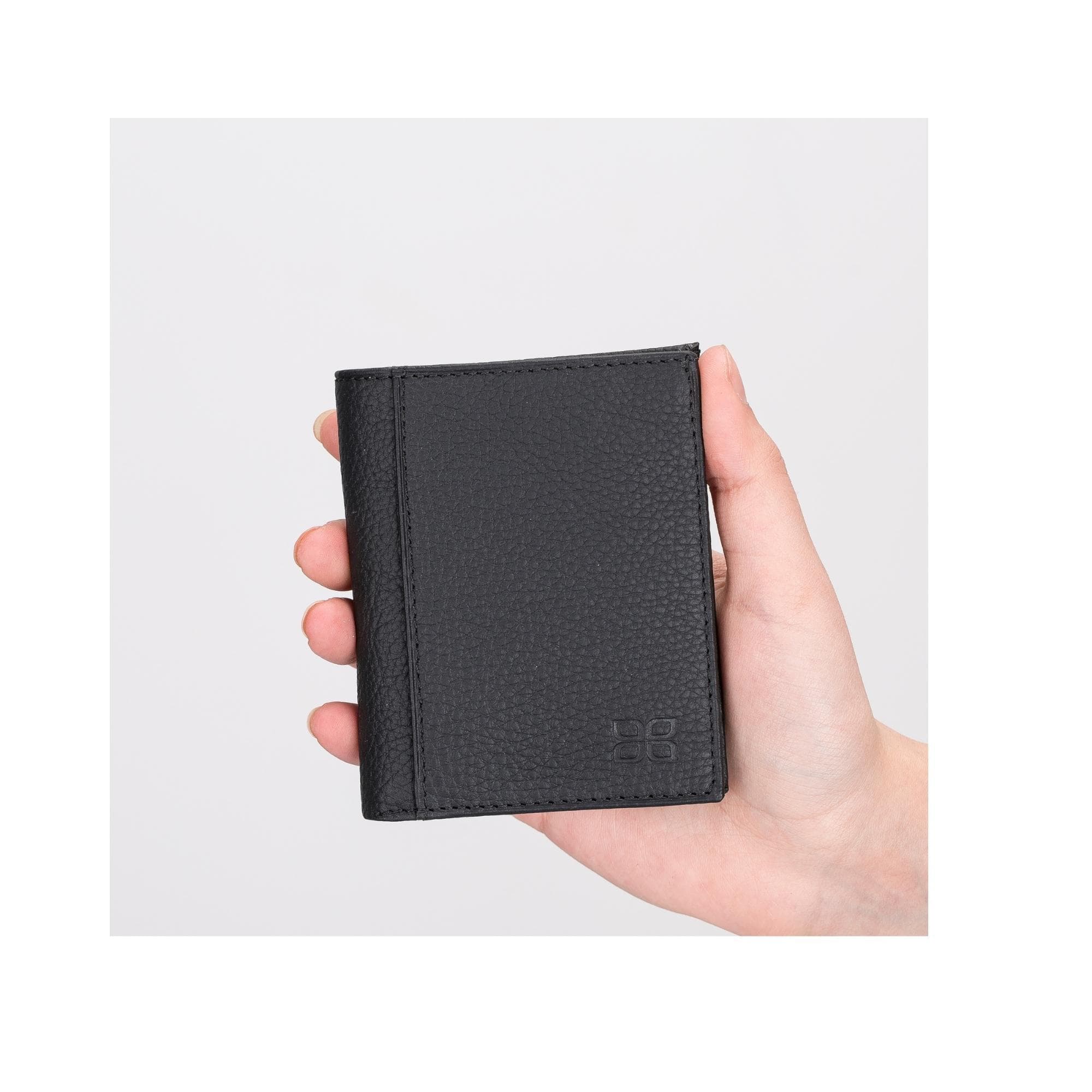 Yetta Leather Card Holder Floater Black / Leather Bouletta LTD