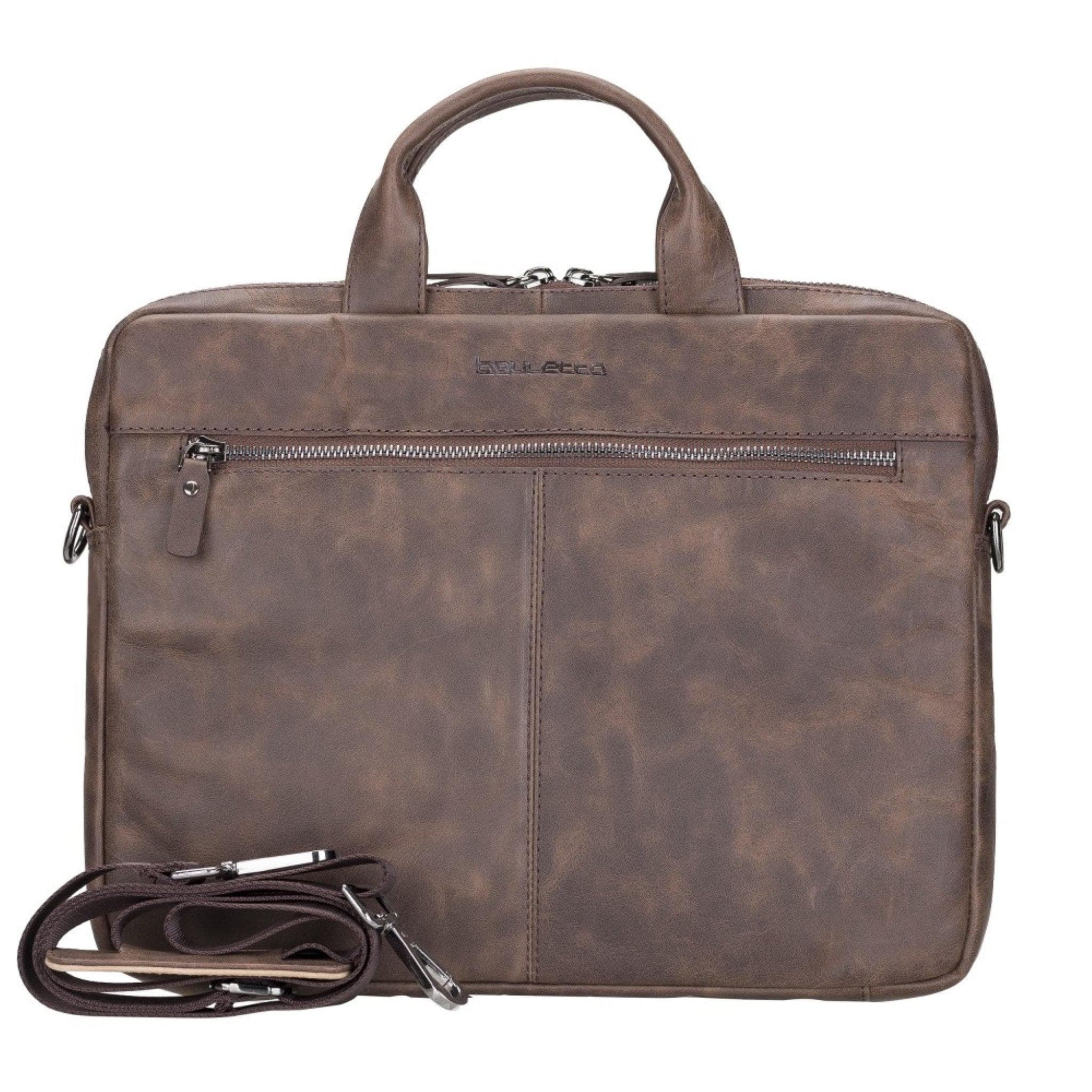 16" Apollo Genuine Leather Bags Apple MacBook Pro / Mac Book Air / Notebook Dark Brown Bouletta LTD