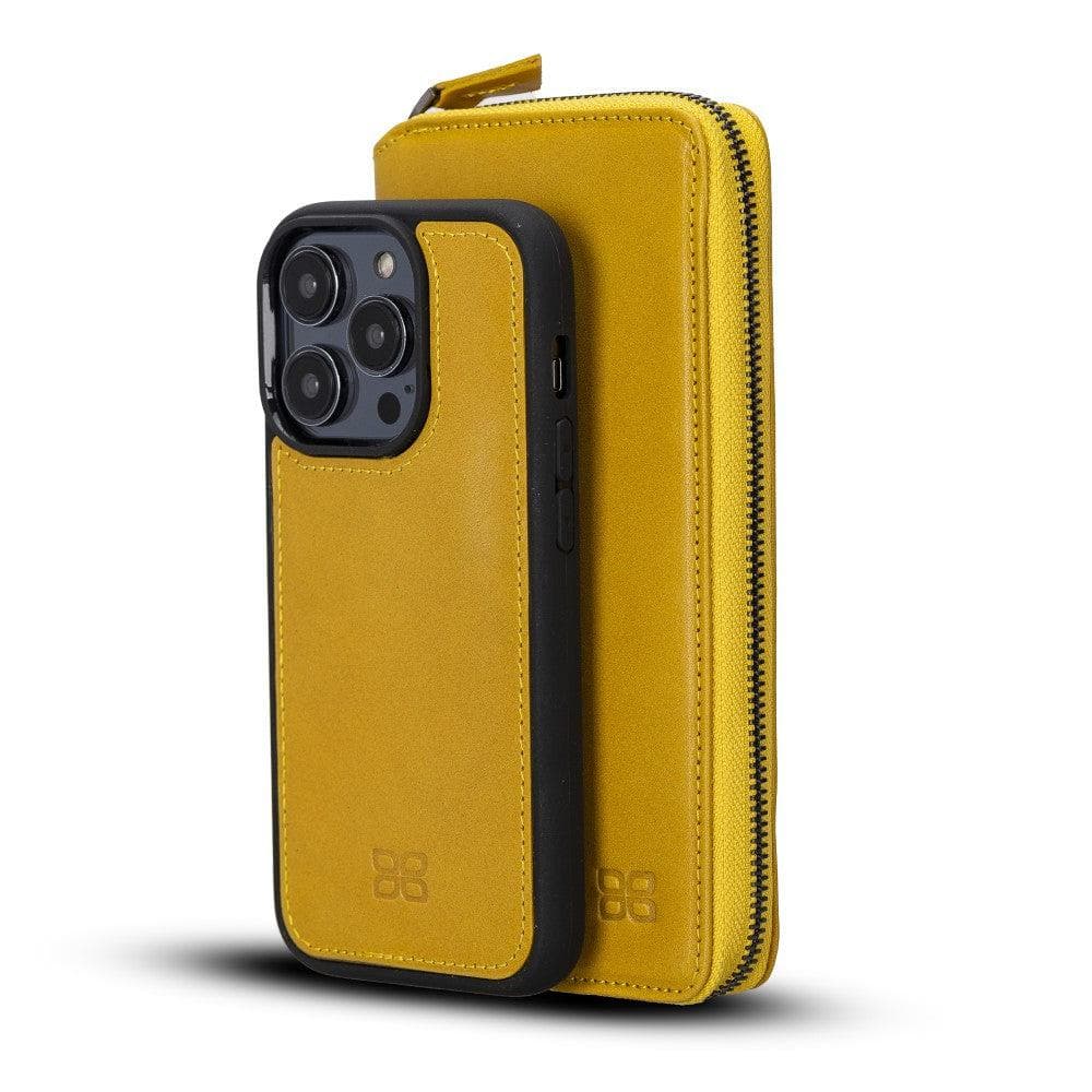 iPhone 15 Series Full Leather Coating Back Cover - Bouletta