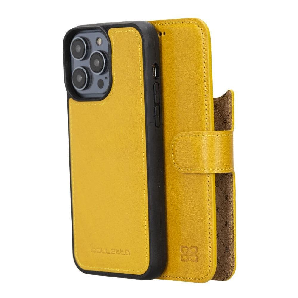 Vaja Stock iPhone 11 Pro Max Wallet Leather Case with Magnetic Closure - Bridge Chili