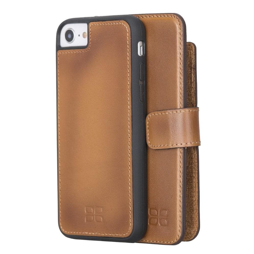 Apple iPhone 7 Series Detachable Leather Wallet Case - MW iPhone 7 / Vegetal Tan Bouletta LTD