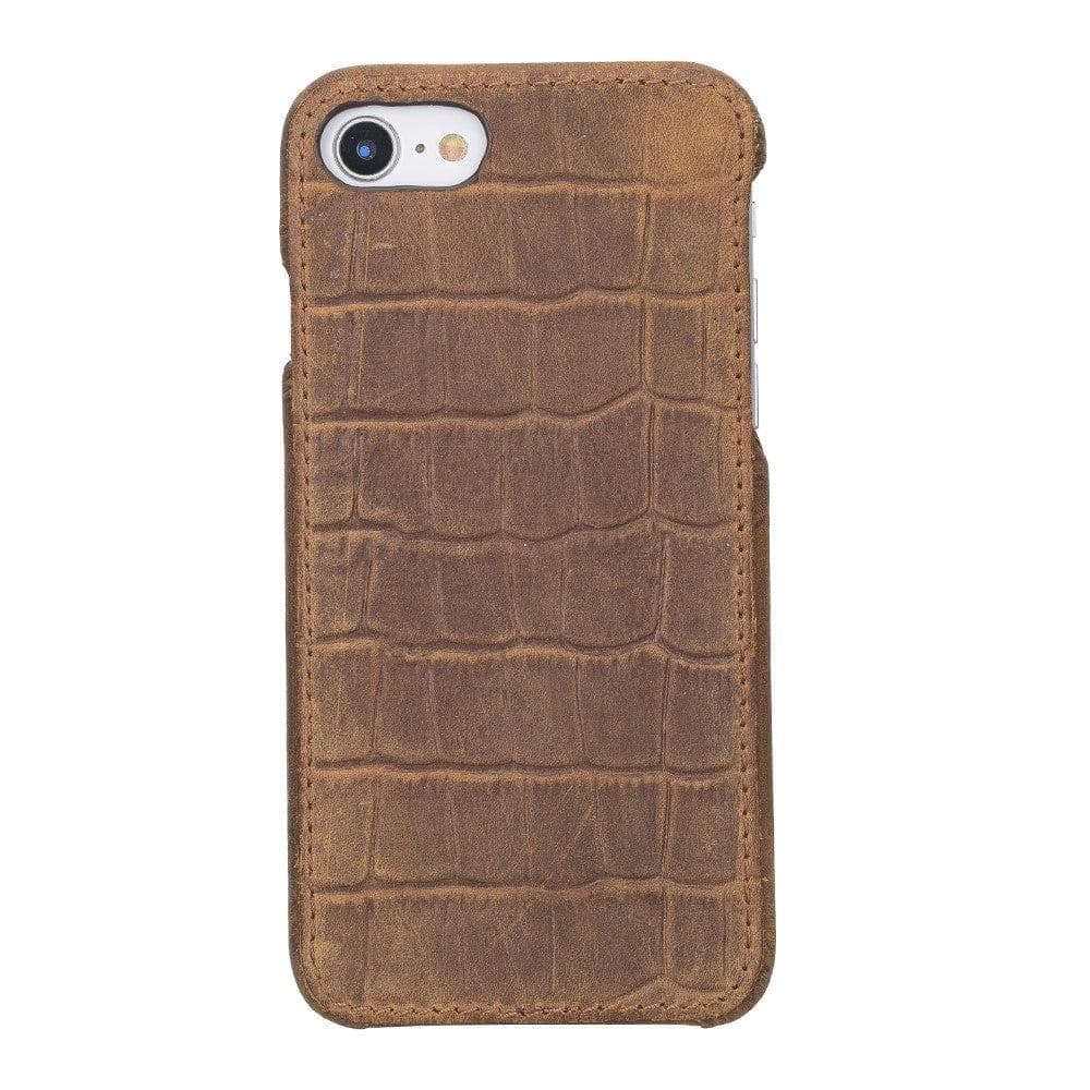 Apple iPhone 8 series Leather Full Cover Case iPhone 8 / Dragon Brown Bouletta