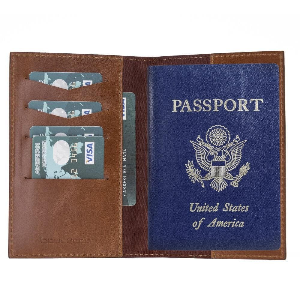 Arden Leather Passport Holder Tan Bouletta LTD