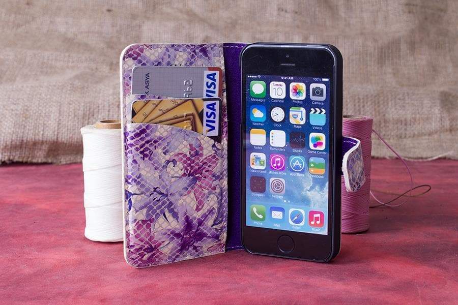 B2B - Apple iPhone 5 Leather Case / WC - Wallet Case Y4 Bouletta B2B