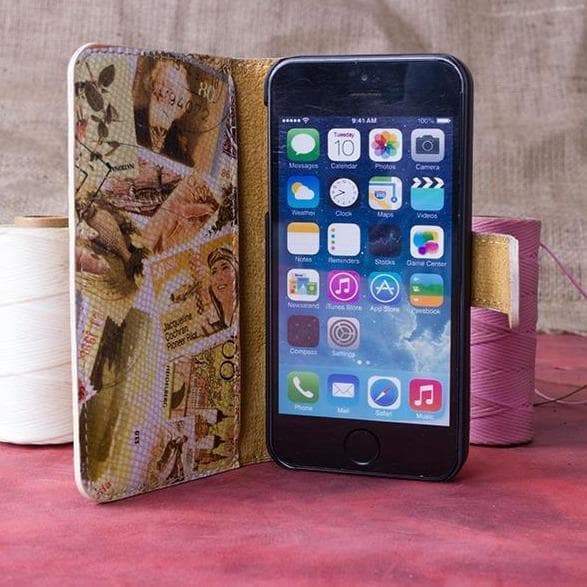 B2B - Apple iPhone 5 Leather Case / WC - Wallet Case Y3 Bouletta B2B