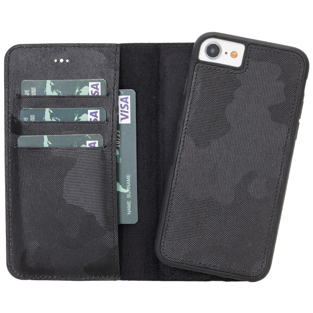 B2B - Apple iPhone 7/8/SE2 Detachable Leather Case / MW FKBLN Bouletta B2B
