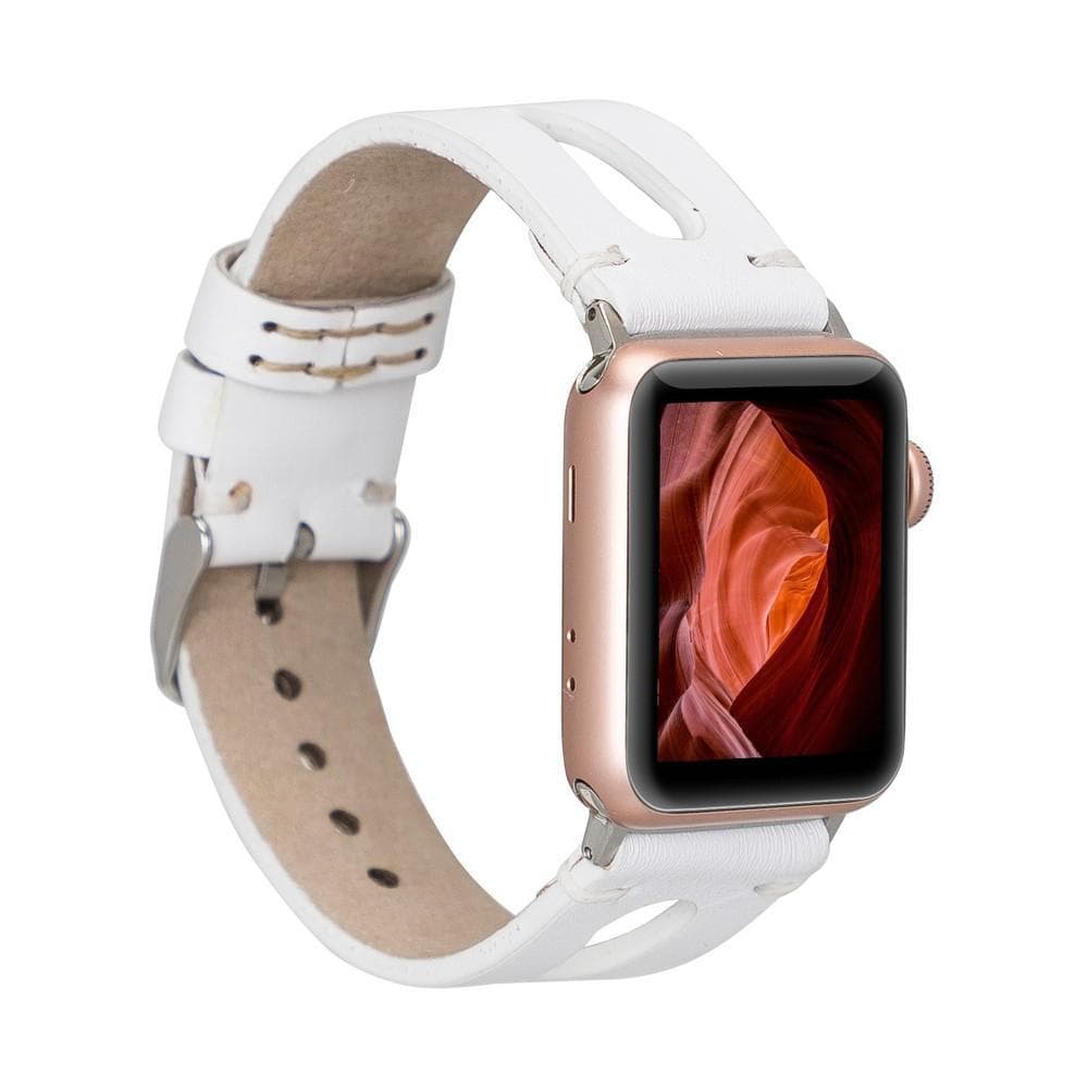 Leather Apple Watch Bands - BA2 Style Drop Cut F3 Bouletta