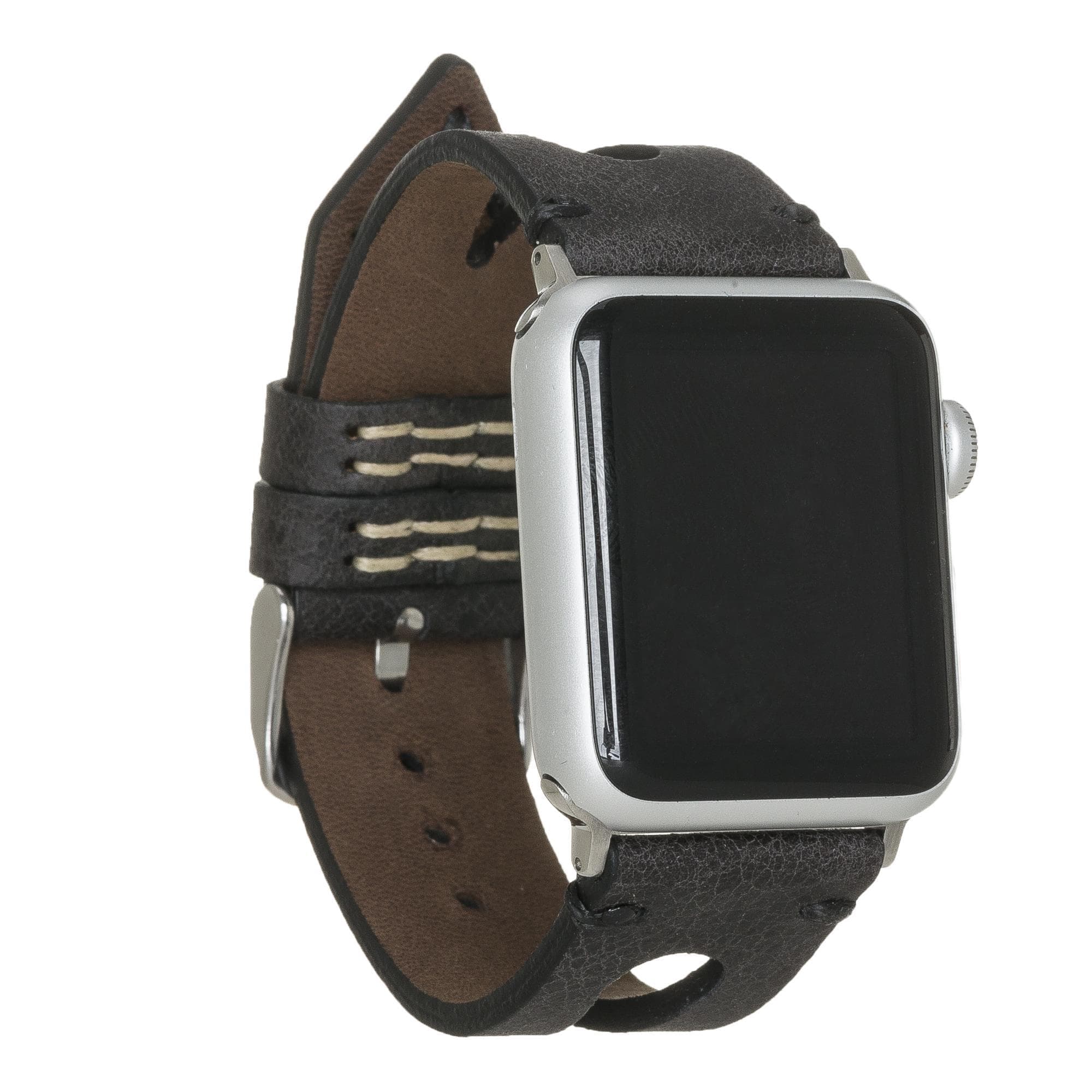 Leather Apple Watch Bands - BA2 Style Drop Cut TN1 Bouletta