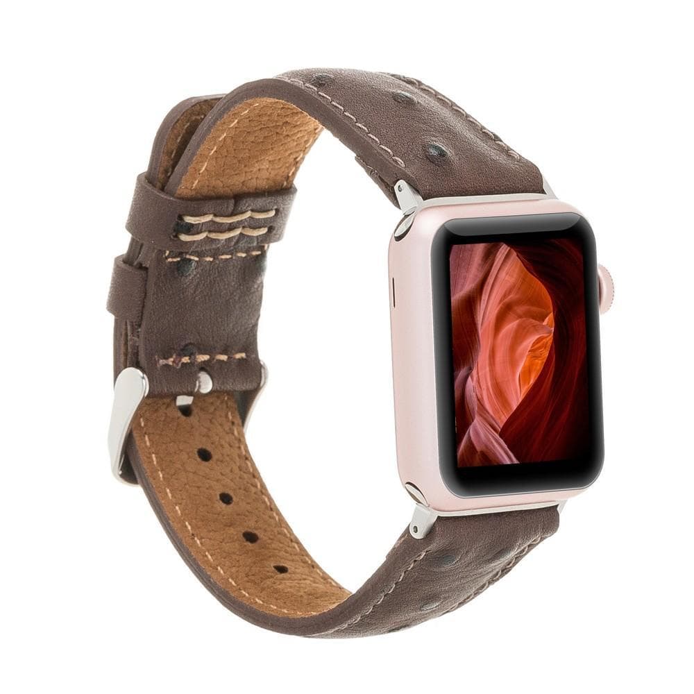 B2B - Leather Apple Watch Bands - Classic Style DE10 Bouletta B2B
