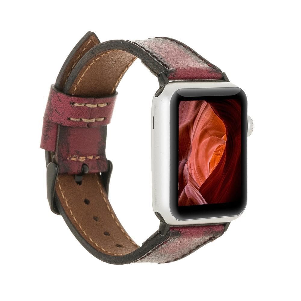 B2B - Leather Apple Watch Bands - Classic Style V1SEF Bouletta B2B