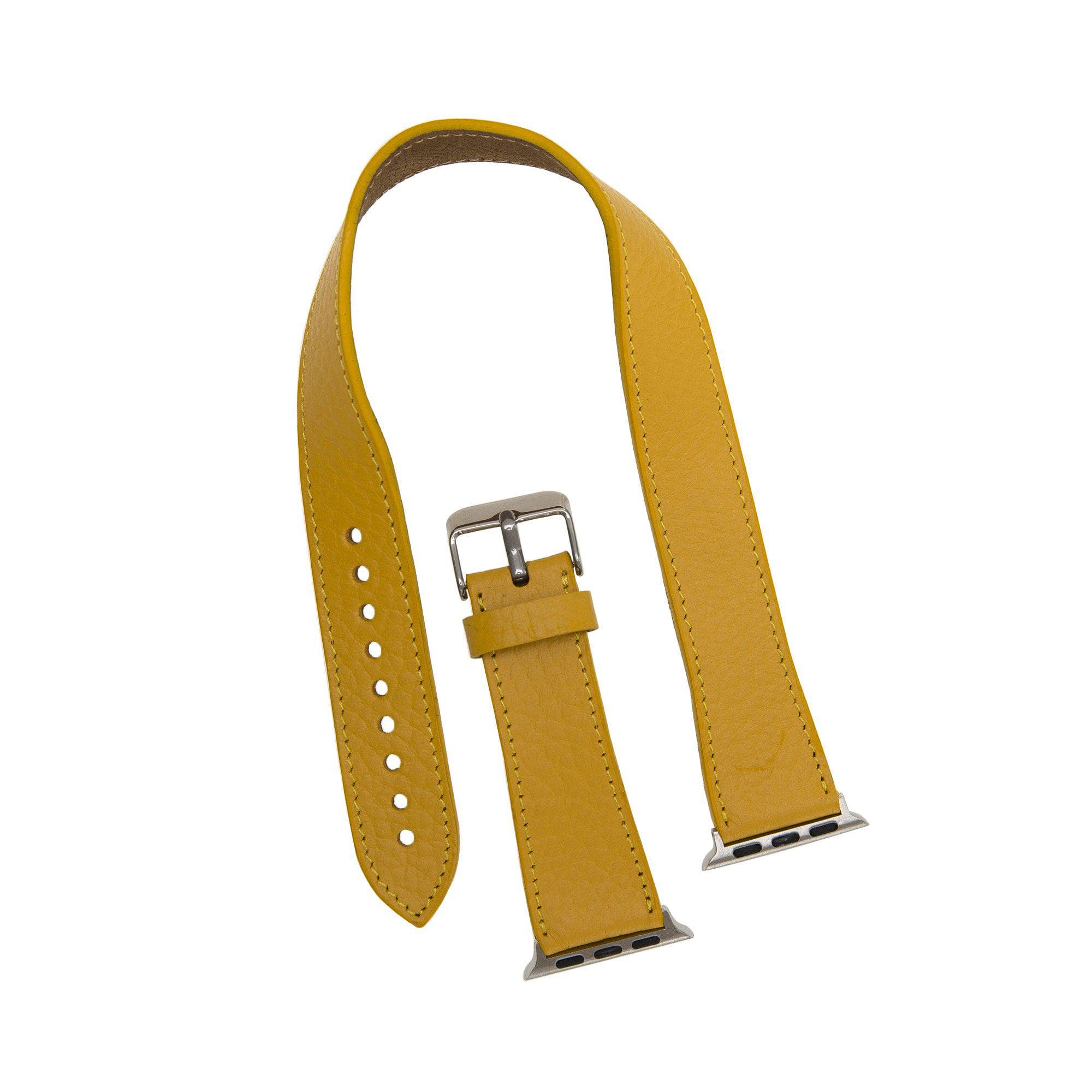 B2B - Leather Apple Watch Bands - DT Double Tour Style Bouletta B2B