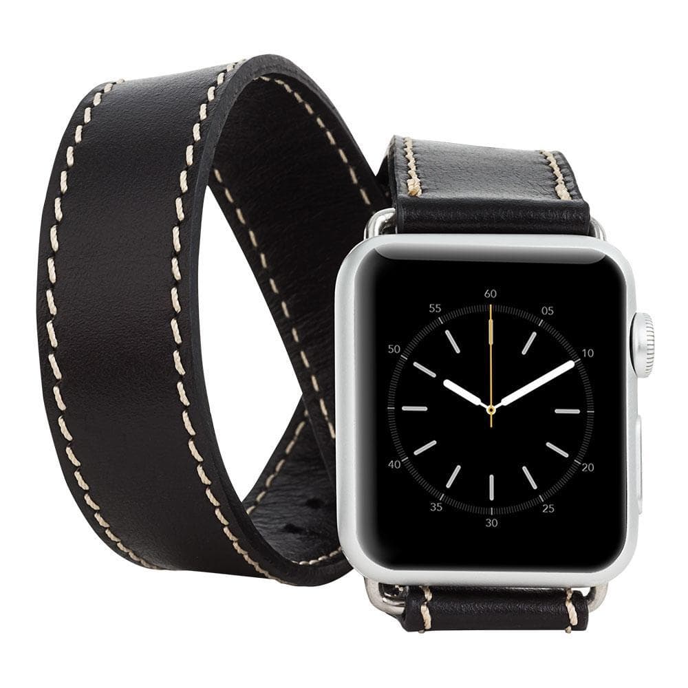 B2B - Leather Apple Watch Bands - DT Double Tour Style RST1 Bouletta B2B