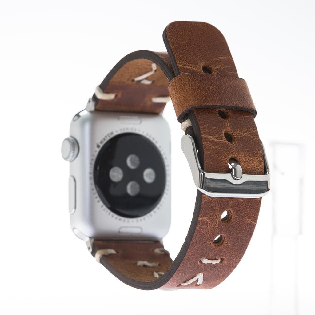 B2B - Leather Apple Watch Bands - Omega Style V18 Bouletta B2B