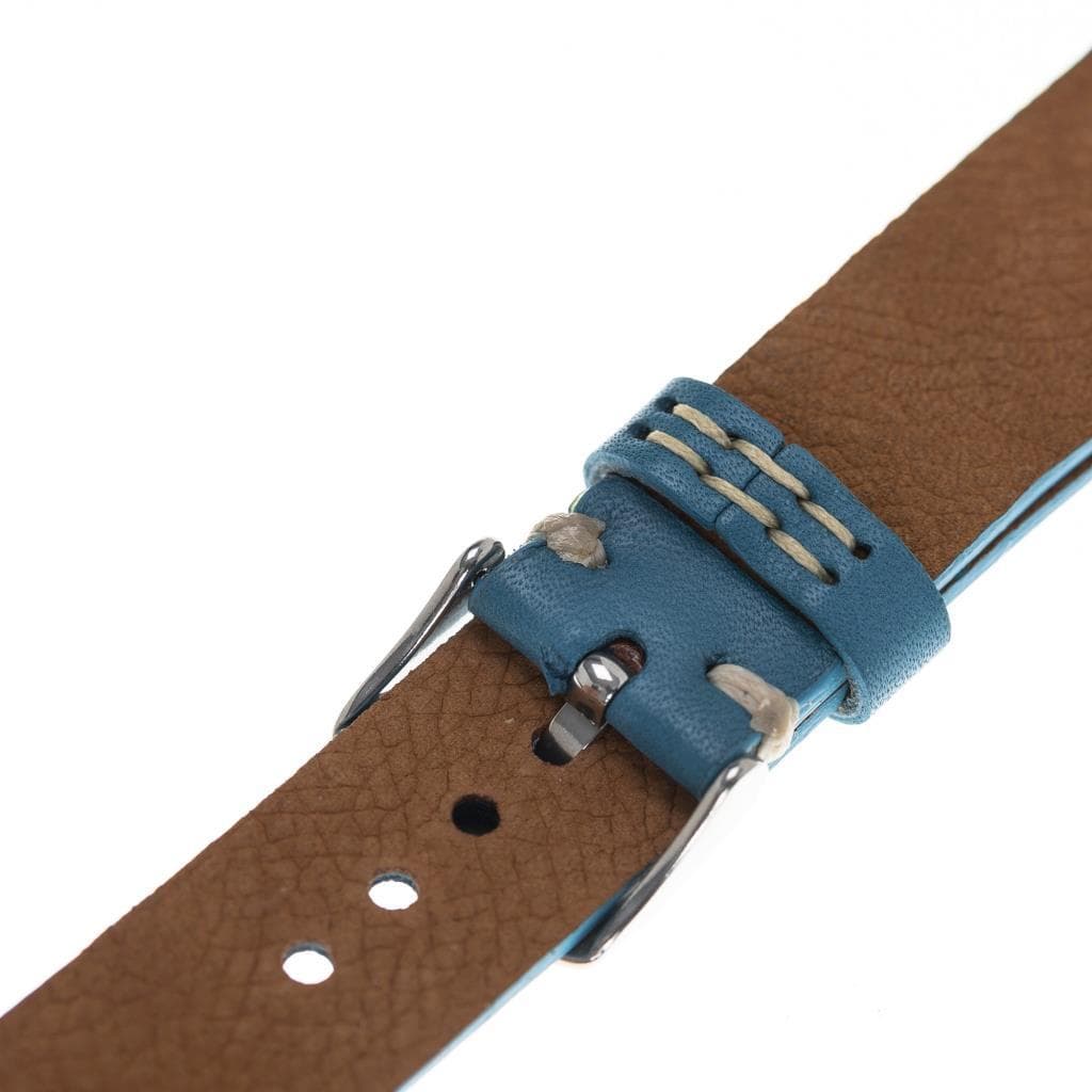 B2B - Leather Apple Watch Bands - Welder Style BRN4 Bouletta B2B