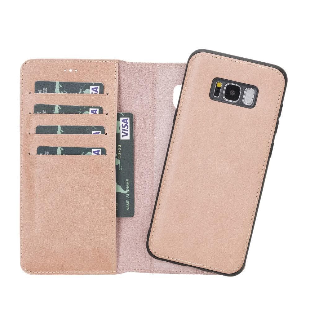 B2B - Samsung Galaxy S8 Series Leather Case | Detachable Wallet Samsun Galaxy S8 / Senza pink Bouletta B2B