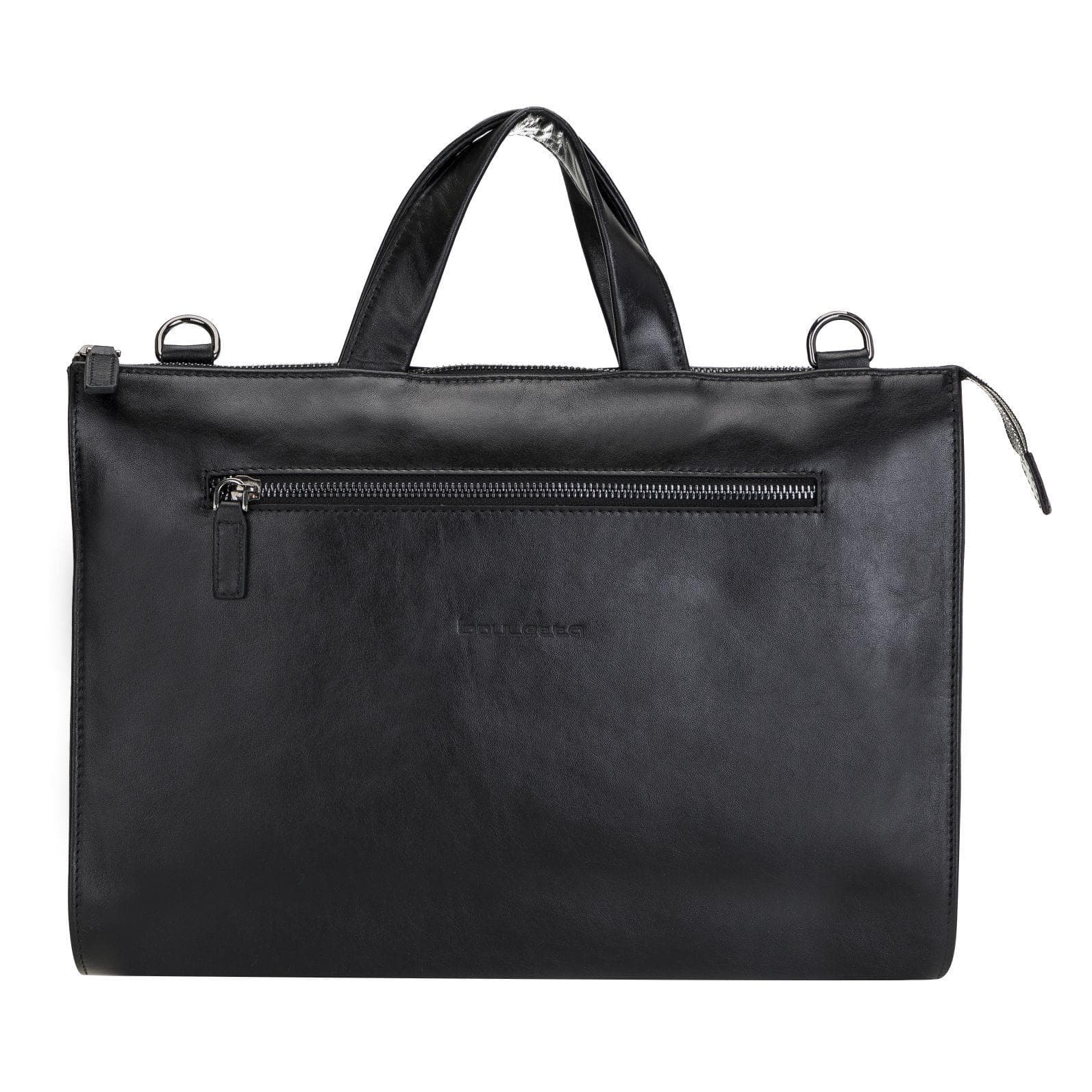Canzo Leather Notebook Bags | Briefcases Rustic Black Bouletta Shop