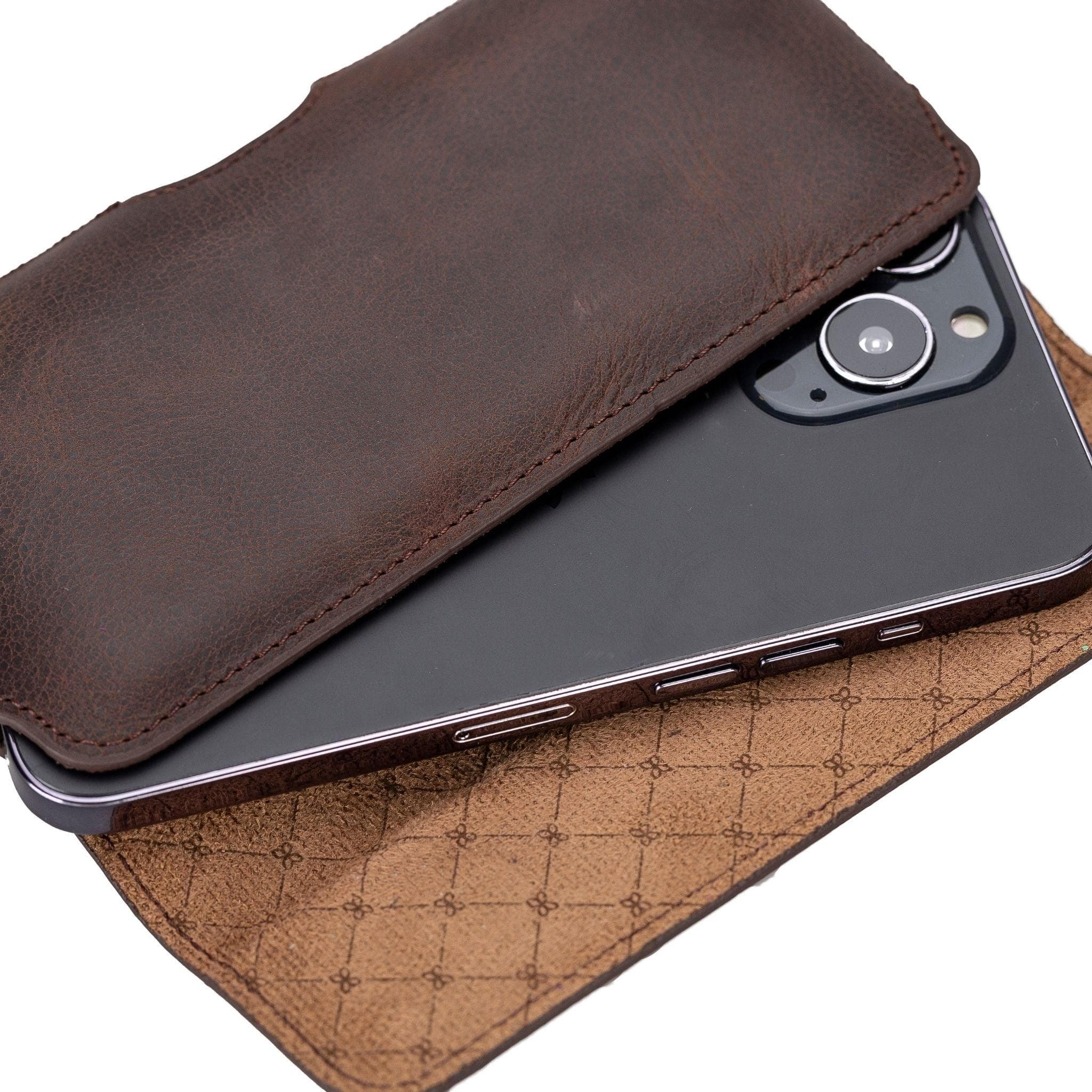 Boulett Aslant, Waist Belt Attachable Leather Case for Men Bouletta
