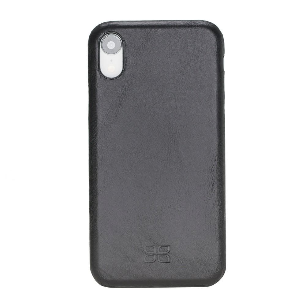 Concept Cover Leather Case for Apple iPhone X Series X/XS / Rustic Black Bouletta LTD