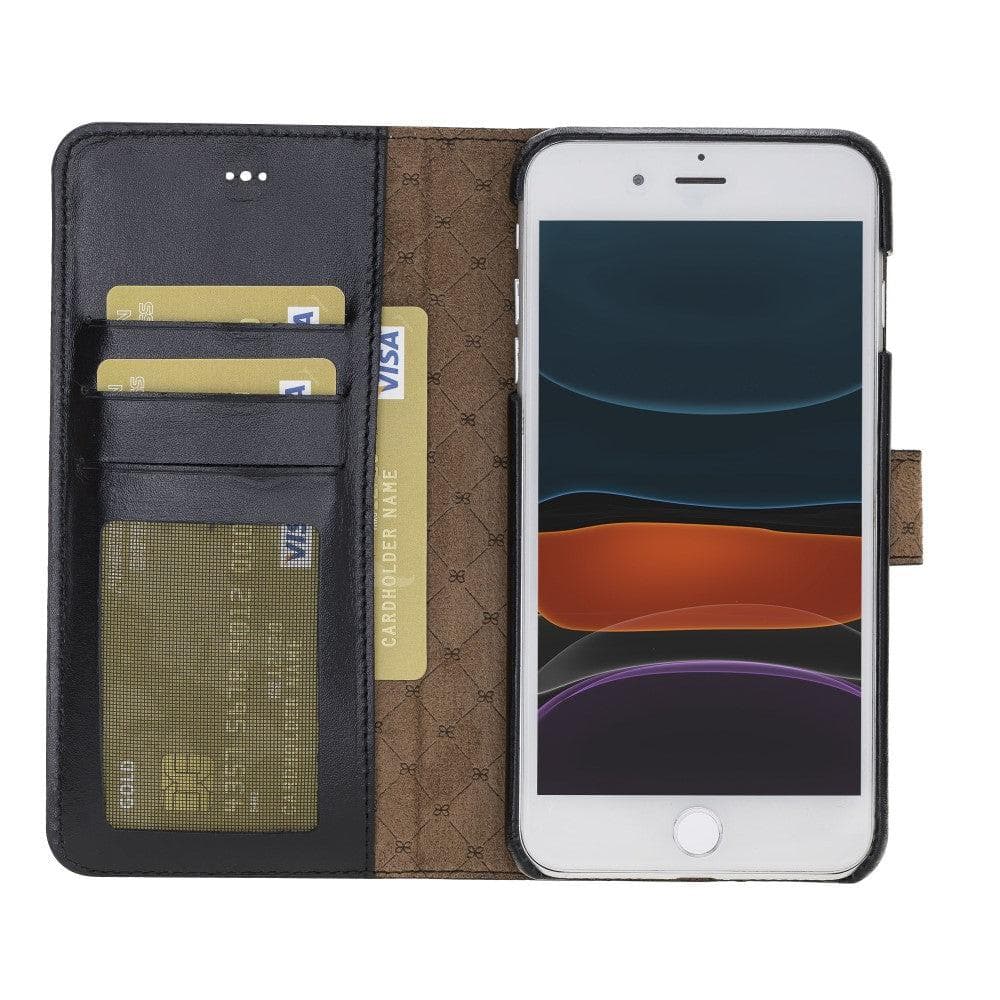 Full Leather Coating Detachable Wallet Case for Apple iPhone 8 Series Bouletta LTD