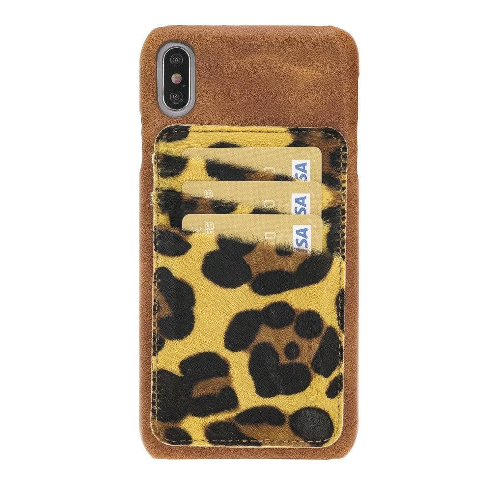 iPhone X Series Ultimate Jacket Cases with Detachable Card Holder Leopard Bouletta LTD