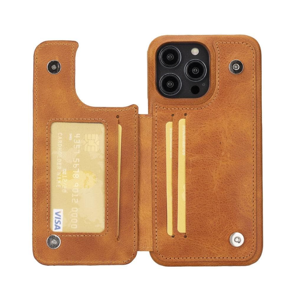 Bouletta US Apple iPhone 14 Series Detachable Leather Wallet Case Darker Color, iPhone 14 / Dark Brown