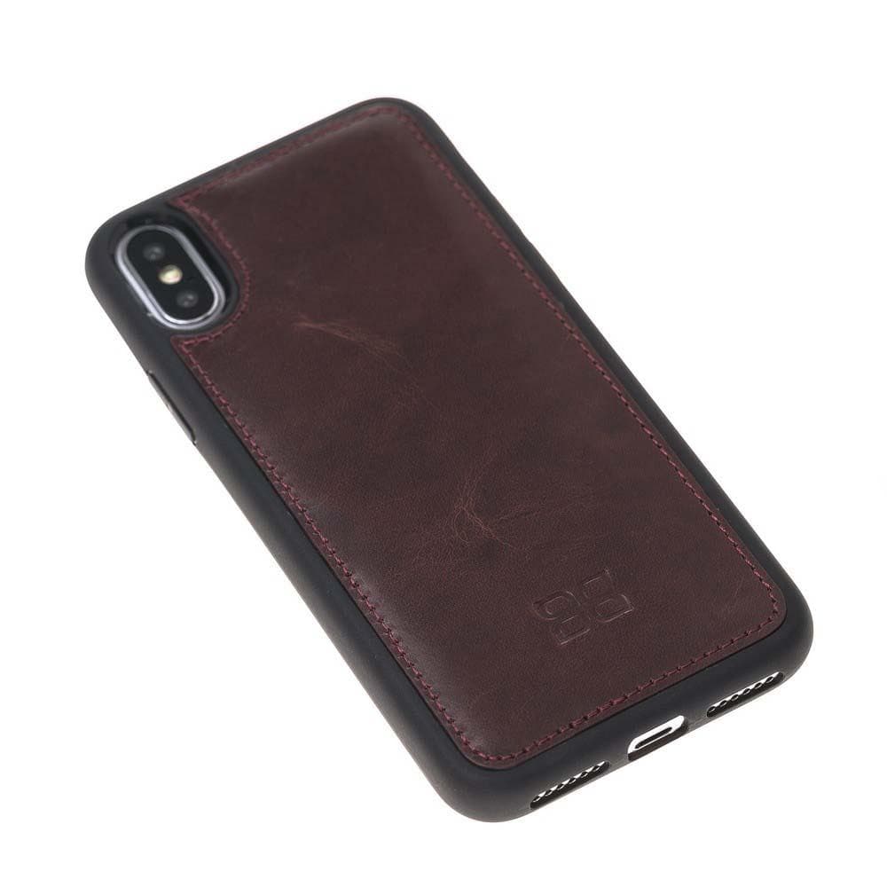 Apple iPhone X and iPhone XS Leather Case - Flexible Leather Cover Bouletta LTD