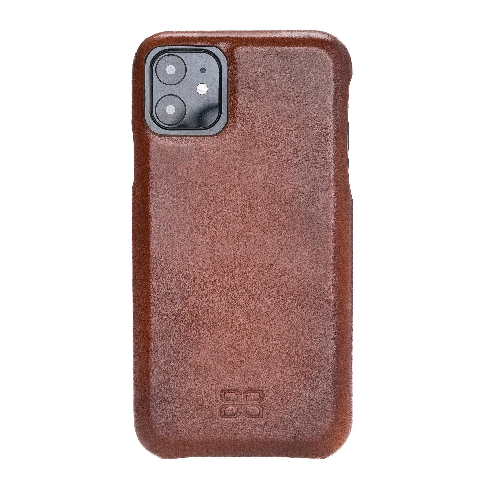 Bouletta Fully Leather Back Cover for Apple iPhone 11 Series İPhone 11 / Tan Bouletta LTD