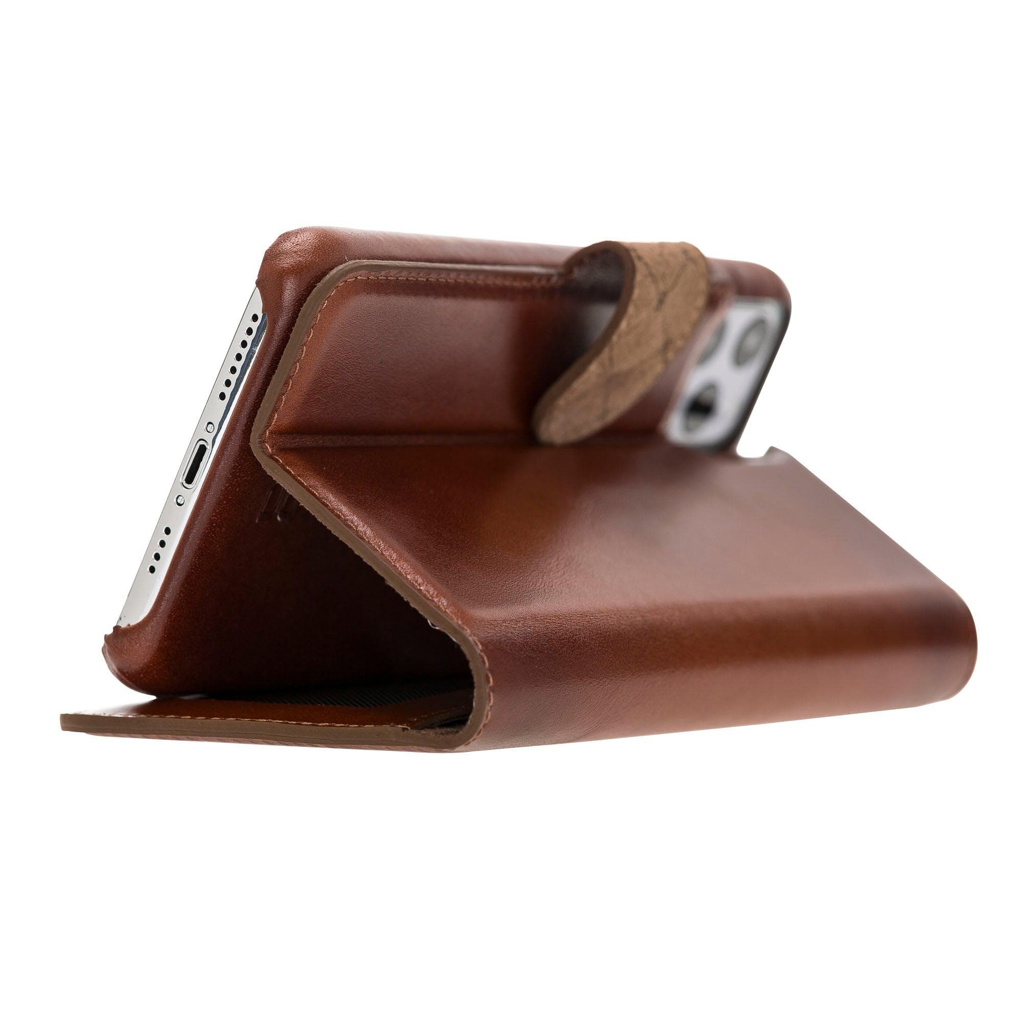 Detachable Fully Covering Leather Wallet Case For Apple iPhone 11 Series Bouletta LTD