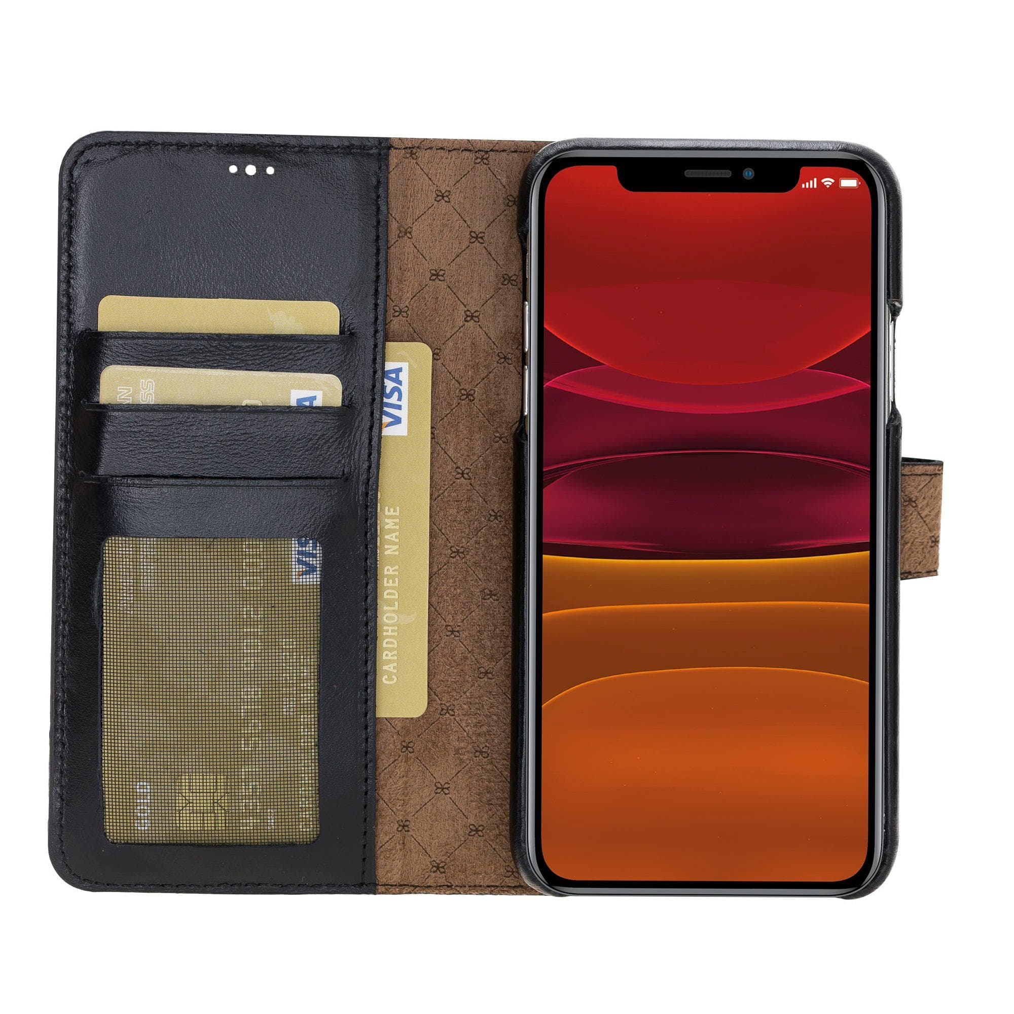iPhone 11 Pro Max Case - Folio Flip Detachable Wallet Phone Case