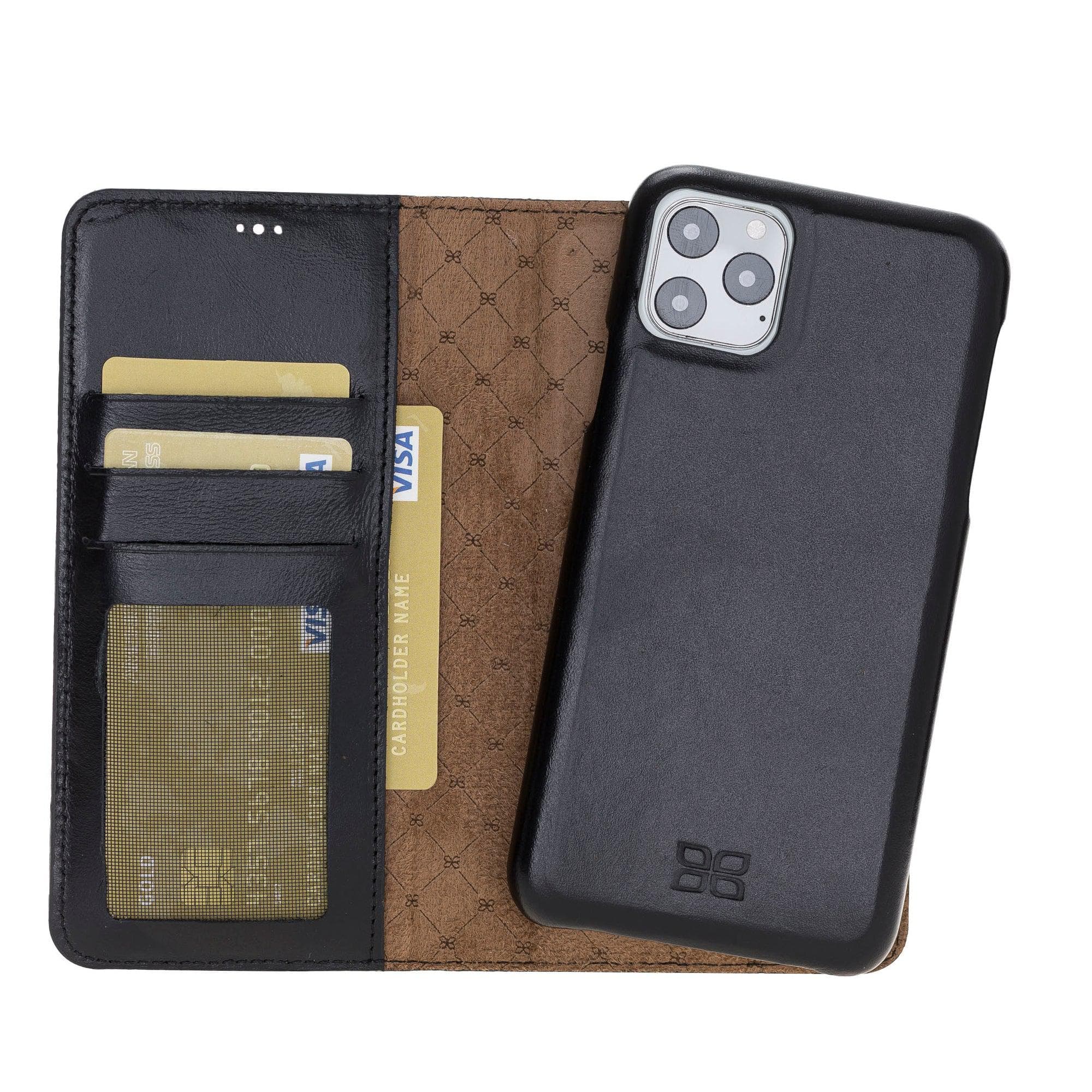 iPhone 7 Wallet Case [LRG] Magnetic - Classic Tan (Also Fits iPhone 6/6S  and iPhone 8)