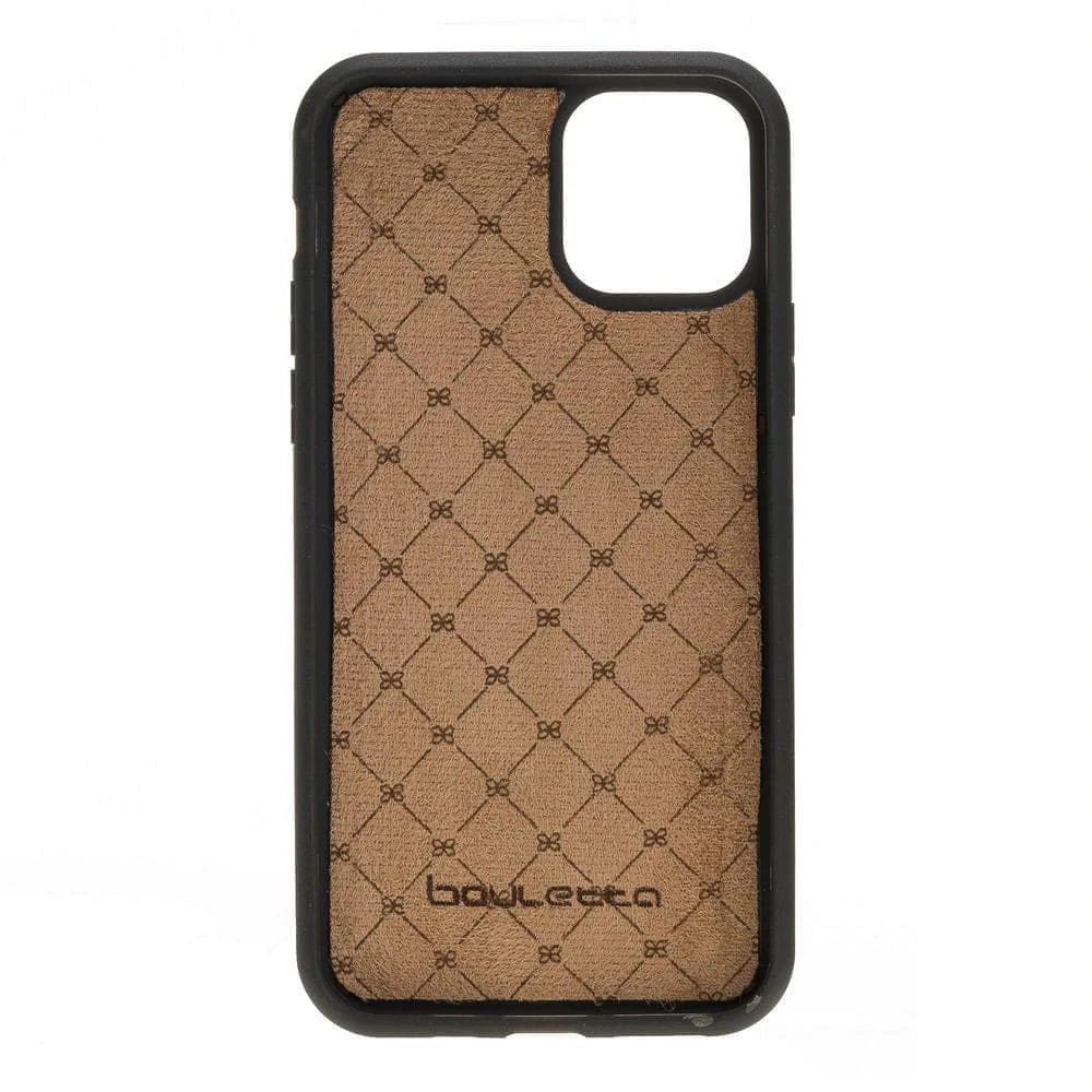 Flexible Leather Back Cover With Card Holder for iPhone 11 Series