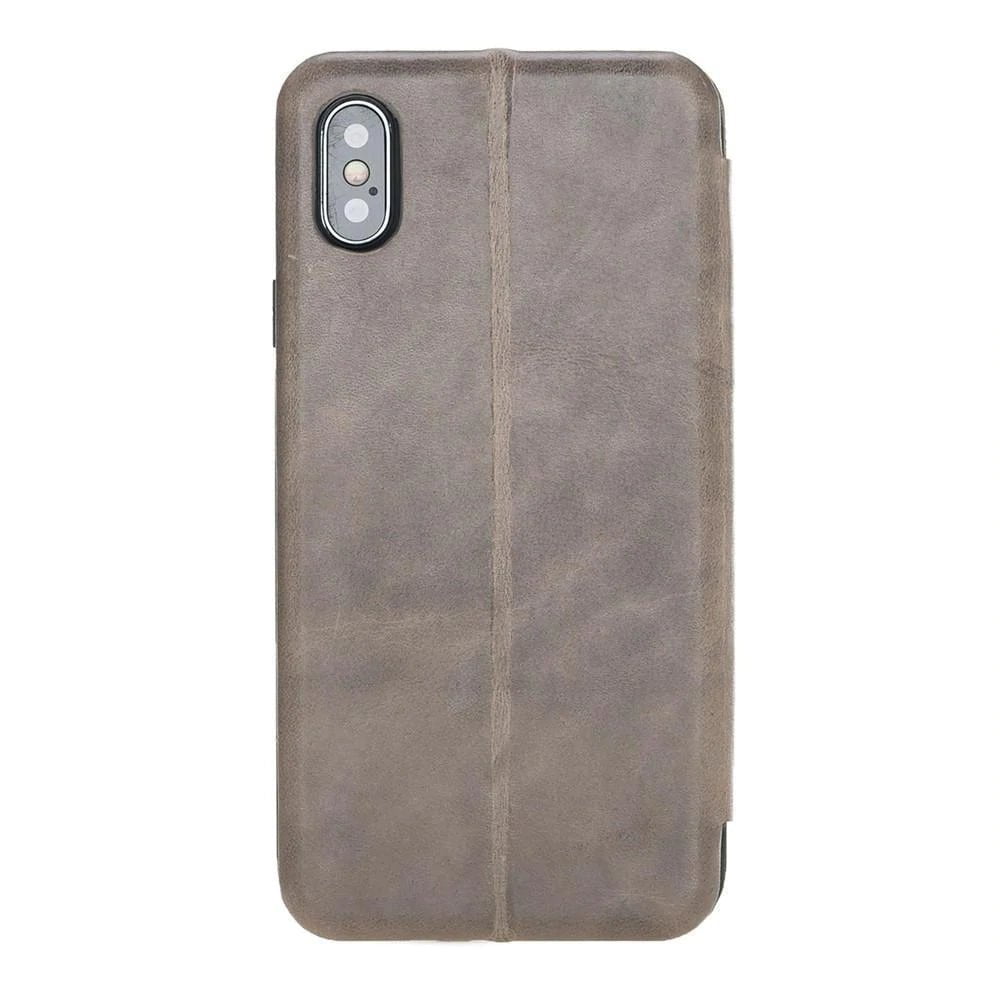 Slim Fit Book Leather Case for Apple iPhone X and iPhone XS Bouletta LTD